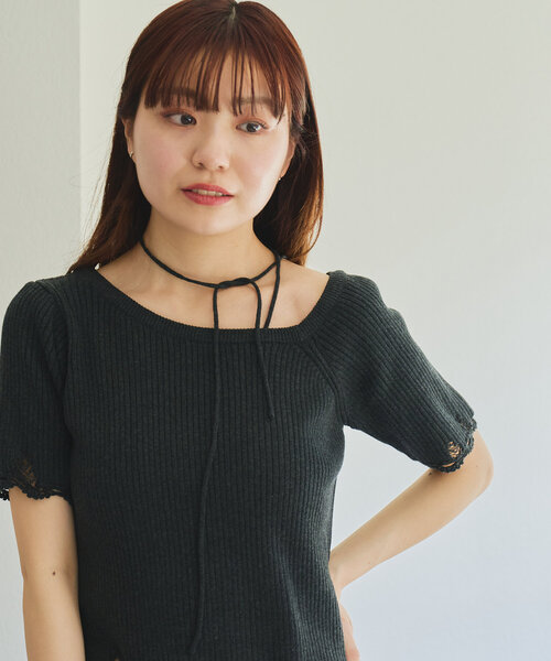 Kastane - kastane デニムニット Kastaneのアイテムを使った「ニット×デニム」のレディース人気
