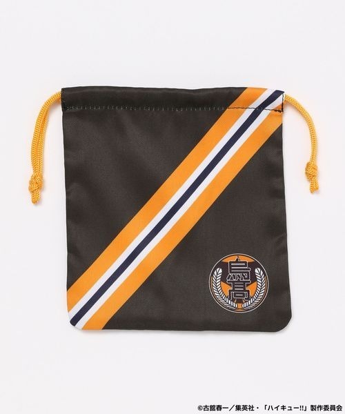 JEANASIS(ジーナシス)の「【ハイキュー!!】キンチャクポーチ/323883(ポーチ・レディース・オレンジ系その他/レッド系その他/バーガンディー/イエロー系その他・FREE)」の1枚目の写真