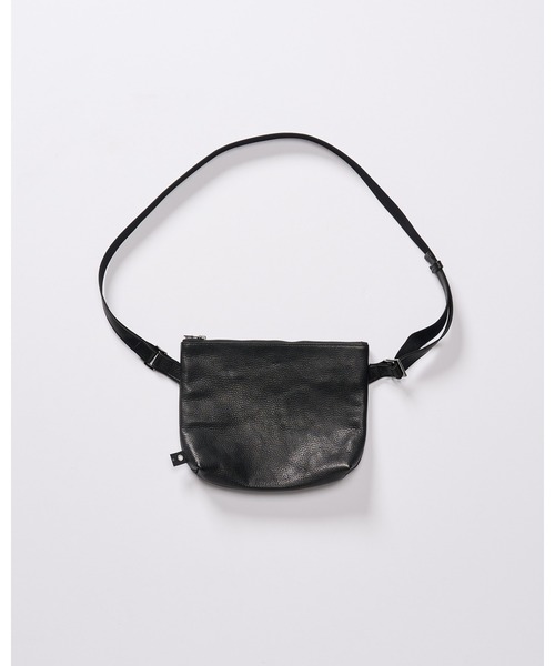 wjk(ダヴルジェイケイ)の「KOBE LEATHER sacoche(ショルダーバッグ・メンズ・ブラック・FREE)」の11枚目の写真