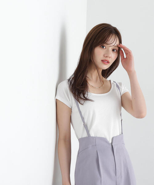 PROPORTION BODY DRESSING(プロポーションボディドレッシング)の「パールサス付きワイドパンツ / 1215130501(その他パンツ・レディース・グレー/ネイビー・SMALL/MEDIUM/XS)」の7枚目の写真