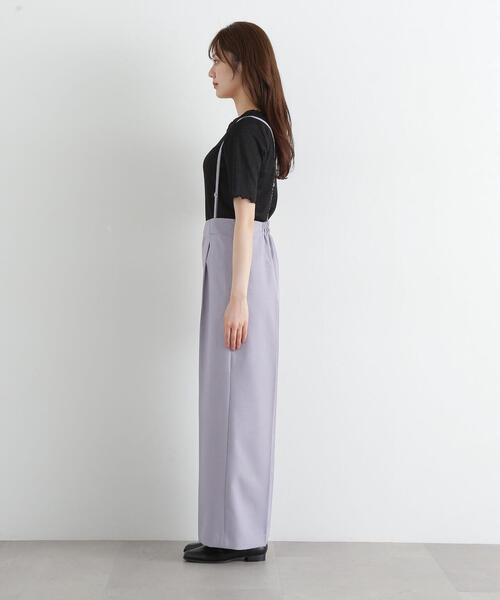 PROPORTION BODY DRESSING(プロポーションボディドレッシング)の「パールサス付きワイドパンツ / 1215130501(その他パンツ・レディース・グレー/ネイビー・SMALL/MEDIUM/XS)」の10枚目の写真