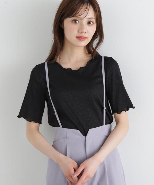 PROPORTION BODY DRESSING(プロポーションボディドレッシング)の「パールサス付きワイドパンツ / 1215130501(その他パンツ・レディース・グレー/ネイビー・SMALL/MEDIUM/XS)」の13枚目の写真