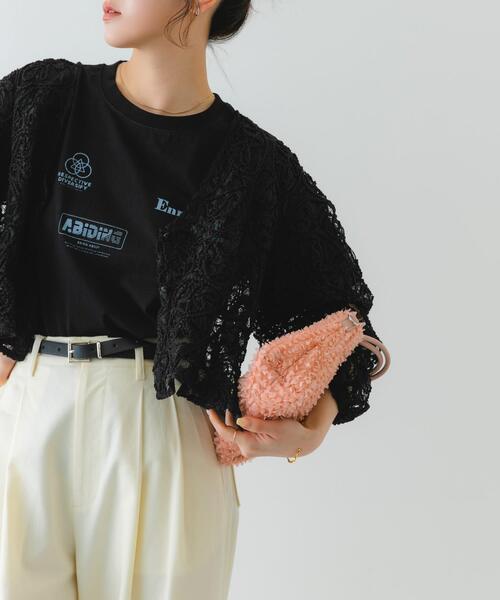 RODE SKO（ロデスコ）の「フラワーレースバッグ（ショルダーバッグ・レディース・グレー/ピンク/ミント・ONE）」の15枚目の写真