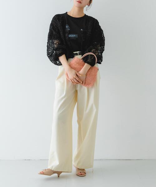 RODE SKO（ロデスコ）の「フラワーレースバッグ（ショルダーバッグ・レディース・グレー/ピンク/ミント・ONE）」の16枚目の写真