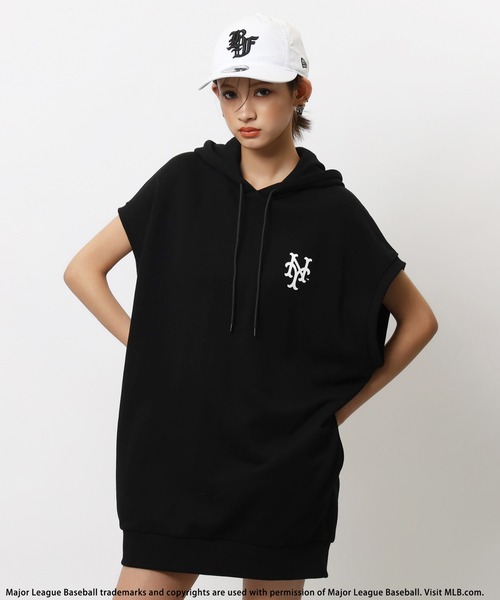MLB】フォトアートBIGパーカー BACK TO THE FIELD│SPIRALGIRL