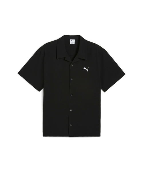 PUMA(プーマ)の「PUMA プーマ メンズ ワードローブ ESS シアサッカー リラクシー 半袖 シャツ(その他トップス・メンズ・ブルー系その他/ブラック・X-LARGE/SMALL/XX-LARGE/MEDIUM/LARGE/X-SMALL)」の18枚目の写真