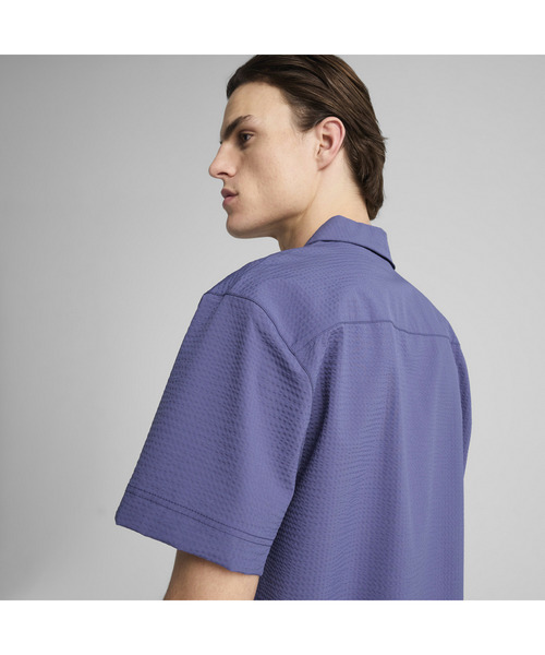 PUMA(プーマ)の「PUMA プーマ メンズ ワードローブ ESS シアサッカー リラクシー 半袖 シャツ(その他トップス・メンズ・ブルー系その他/ブラック・X-LARGE/SMALL/XX-LARGE/MEDIUM/LARGE/X-SMALL)」の20枚目の写真