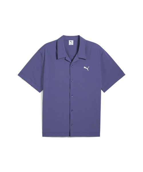 PUMA(プーマ)の「PUMA プーマ メンズ ワードローブ ESS シアサッカー リラクシー 半袖 シャツ(その他トップス・メンズ・ブルー系その他/ブラック・X-LARGE/SMALL/XX-LARGE/MEDIUM/LARGE/X-SMALL)」の7枚目の写真