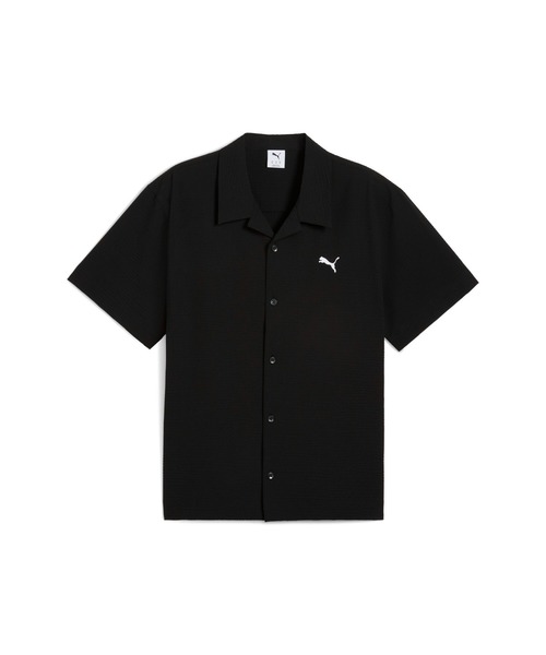 PUMA(プーマ)の「PUMA プーマ メンズ ワードローブ ESS シアサッカー リラクシー 半袖 シャツ(その他トップス・メンズ・ブルー系その他/ブラック・X-LARGE/SMALL/XX-LARGE/MEDIUM/LARGE/X-SMALL)」の12枚目の写真