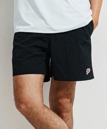 mp13521-heart patch shrink nylon swim shorts ナイロンショートパンツ