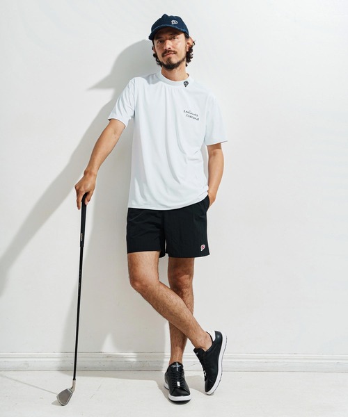1minute 1second(ワンミニットワンセカンド)の「mp13521-heart patch shrink nylon swim shorts ナイロンショートパンツ(その他パンツ・メンズ・ブルー系その他/ブラック×ホワイト/ローズ/ブラック×ピンク・S/M/L/XL)」の21枚目の写真