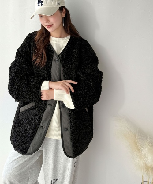 セール】《JaVaジャバコラボ》オーバーサイズがトレンド！異素材