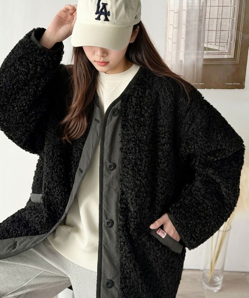 セール】《JaVaジャバコラボ》オーバーサイズがトレンド！異素材