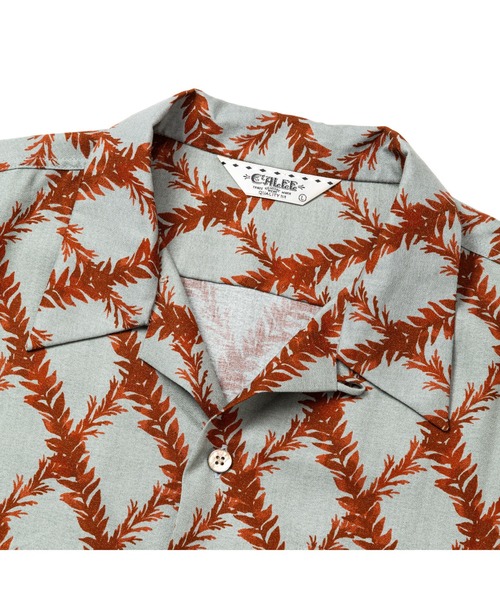 CALEE（キャリー）の「PLAID OPEN COLLAR S/S SH（シャツ/ブラウス・メンズ・イエロー/ライトグリーン/ネイビー・LARGE/X-LARGE/MEDIUM/SMALL）」の6枚目の写真