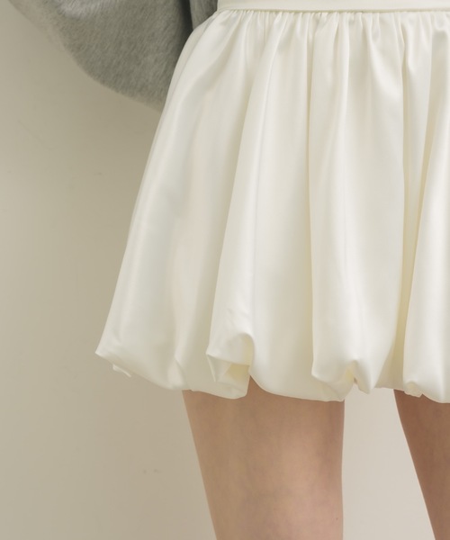 Y*様 ホワイト バルーンスカート ミニ丈 NEUNA（ヌナ）の