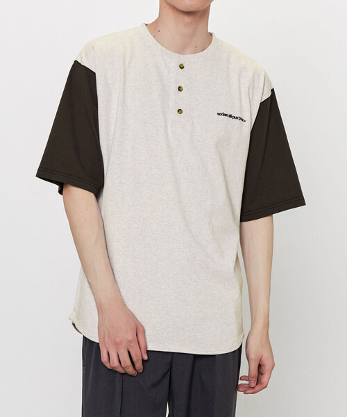 SEDAN ALL-PURPOSE | Henleyneck Baseball Tee MEN（Tシャツ