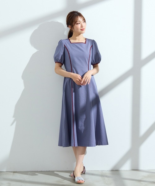 [新品タグ付] ローズティアラ　チェック ワンピース 42XL(LL)未使用 110225101250510001?$VS_1500$