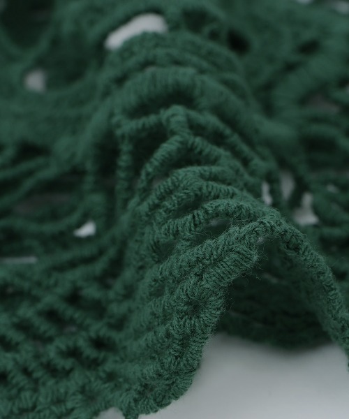 チチカカ（チチカカ）の「かぎ編み風刺繍ベスト（ベスト・レディース・ナチュラル/グリーン/チャコールグレー・FREE）」の7枚目の写真