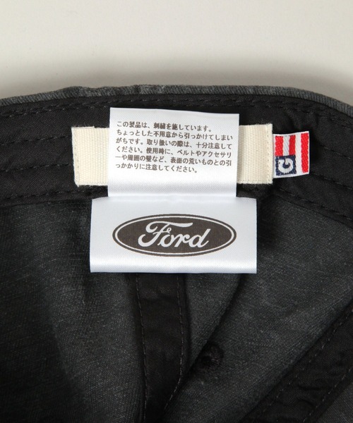 RAGEBLUE（レイジブルー）の「GOOD ROCK SPEED/FORDヴィンテージライクキャップ（キャップ・レディース・ブラック/ベージュ・FREE）」の14枚目の写真