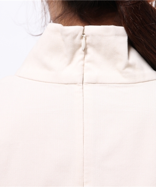 JOURNAL STANDARD（ジャーナルスタンダード）の「シャツコールハイネックブラウス#（シャツ/ブラウス・レディース・アイボリー/カーキ・FREE）」の9枚目の写真
