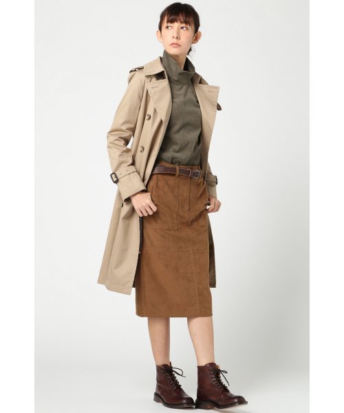 JOURNAL STANDARD（ジャーナルスタンダード）の「シャツコールハイネックブラウス#（シャツ/ブラウス・レディース・アイボリー/カーキ・FREE）」の4枚目の写真