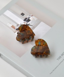 Port（ポート）の「【 Port / ポート 】 ハート シェイプ ミニ ヘアクリップ (2個セット)（バレッタ/ヘアクリップ）」