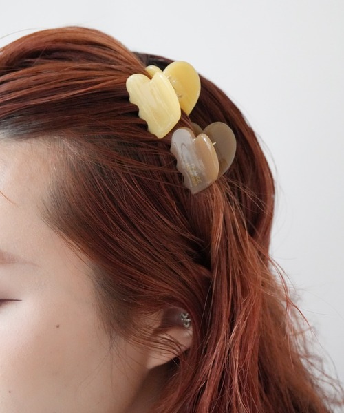セール】【 Port / ポート 】 ハート シェイプ ミニ ヘアクリップ