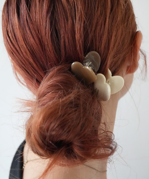 Port(ポート)の「【 Port / ポート 】 ハート シェイプ ミニ ヘアクリップ(バレッタ/ヘアクリップ・レディース・マルチ/ベージュ/イエロー/ホワイト/ブラウン/ベージュ系その他/レッド・FREE)」の9枚目の写真