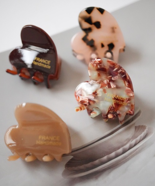 れれれ出品　POTETE ヘアクリップ　2つセット　ハートクリップ 57440602b_18_d_215.jpg