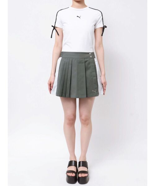 PUMA（プーマ）の「【PUMA】DARE TO SKORT（スカート・レディース・グレー/ピンク・SMALL/MEDIUM）」の7枚目の写真