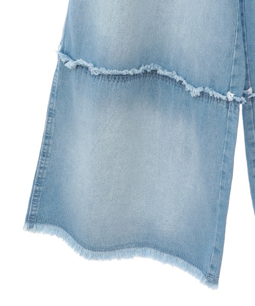 Sugar spoon（シュガースプーン）の「・SUGAR SPOON ティアードデニムパンツ（デニムパンツ・レディース・ブラック/インディゴブルー・FREE）」の21枚目の写真