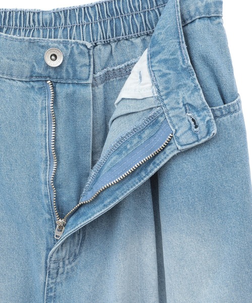 Sugar spoon（シュガースプーン）の「・SUGAR SPOON ティアードデニムパンツ（デニムパンツ・レディース・ブラック/インディゴブルー・FREE）」の22枚目の写真