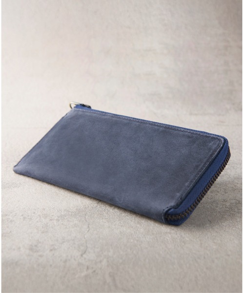 Hallelujah（ハレルヤ）の「長財布 薄い TIDY SLIM プルアップレザー（財布・メンズ・ブラック/チョコ/ダークグリーン/ネイビー/キャメル/ワインレッド・FREE）」の4枚目の写真