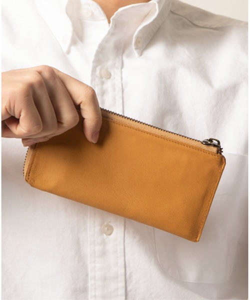 Hallelujah（ハレルヤ）の「長財布 薄い TIDY SLIM プルアップレザー（財布・メンズ・ブラック/チョコ/ダークグリーン/ネイビー/キャメル/ワインレッド・FREE）」の14枚目の写真