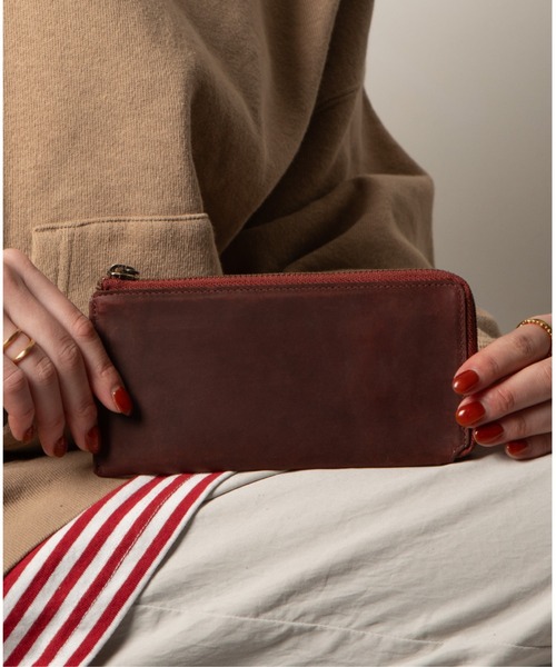 Hallelujah（ハレルヤ）の「長財布 薄い TIDY SLIM プルアップレザー（財布・メンズ・ブラック/チョコ/ダークグリーン/ネイビー/キャメル/ワインレッド・FREE）」の17枚目の写真