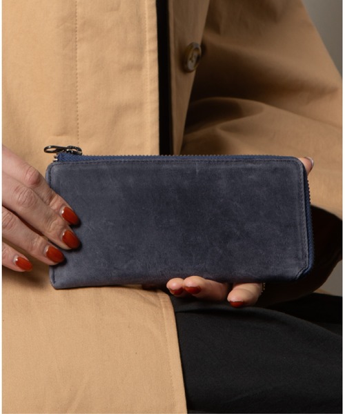 Hallelujah（ハレルヤ）の「長財布 薄い TIDY SLIM プルアップレザー（財布・メンズ・ブラック/チョコ/ダークグリーン/ネイビー/キャメル/ワインレッド・FREE）」の13枚目の写真