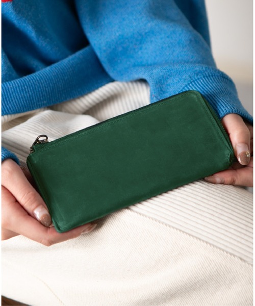 Hallelujah（ハレルヤ）の「長財布 薄い TIDY SLIM プルアップレザー（財布・メンズ・ブラック/チョコ/ダークグリーン/ネイビー/キャメル/ワインレッド・FREE）」の11枚目の写真