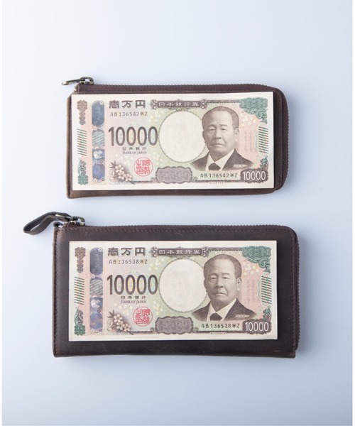 Hallelujah（ハレルヤ）の「長財布 薄い TIDY SLIM プルアップレザー（財布・メンズ・ブラック/チョコ/ダークグリーン/ネイビー/キャメル/ワインレッド・FREE）」の19枚目の写真