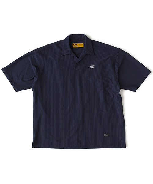FAT(エフエイティー)の「GIGACOT(シャツ/ブラウス・メンズ・ホワイト/ブラック/ネイビー・JUMBO(XXL)/FAT(XL)/SKINNY(L)/TITCH(M))」の1枚目の写真