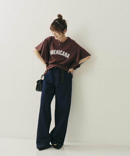 【新品未使用品】NEEDBY KOH ワイドストレートテーパードデニム NEEDBY heritage/ニードバイヘリテージ】KOH ワイドストレート