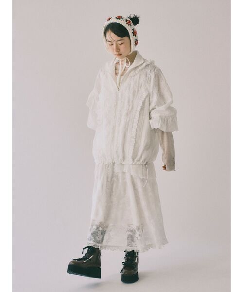 merry jenny（メリージェニー）の「ribbonレースアップブーツ（ブーツ・レディース・ブラウン/ブラック・MEDIUM/LARGE）」の9枚目の写真