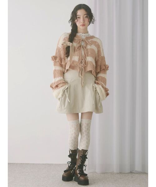 merry jenny（メリージェニー）の「ribbonレースアップブーツ（ブーツ・レディース・ブラウン/ブラック・MEDIUM/LARGE）」の18枚目の写真