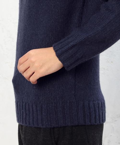 green label relaxing（グリーンレーベルリラクシング）の「W/NY CIRCLE/JQ C/N 3G　ニット◆（ニット/セーター・メンズ・ホワイト/ネイビー・X-LARGE/MEDIUM/SMALL/LARGE）」の11枚目の写真