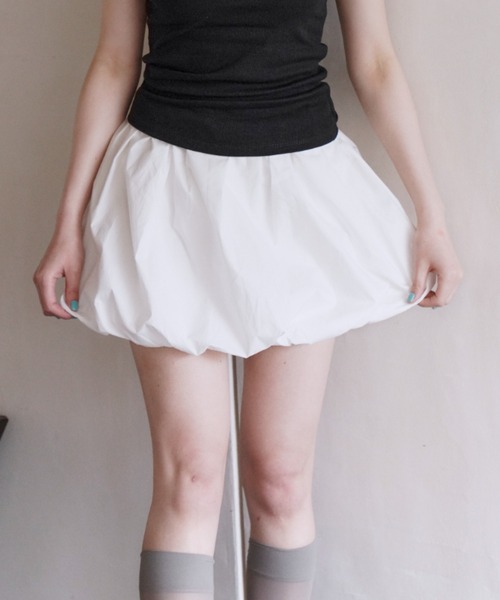 S ring balloon skirt バルーンスカート THEREDTHREAD / ザレッドスレッド】S ring balloon skirt