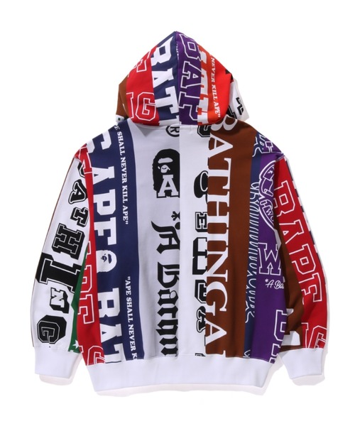 セール】FANS SCARF FULL ZIP HOODIE（パーカー）｜A BATHING APE（ア