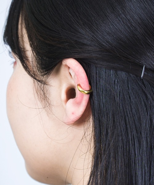 TOMWOOD ClassicHoopMedium ピアス&イヤーカフセット セール】【TOMWOOD/トムウッド】Ear Cuff Slim Gold ゴールド