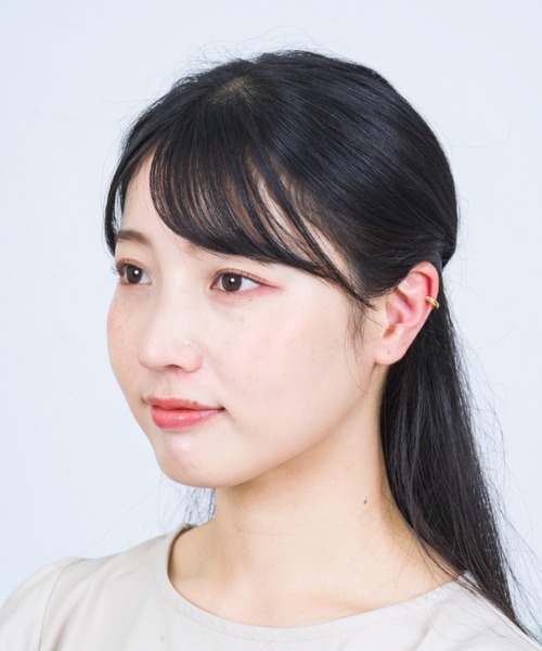 TOM WOOD(トムウッド)の「【TOMWOOD/トムウッド】Ear Cuff Slim Gold ゴールド イヤーカフ ユニセックス(イヤーカフ・レディース・ゴールド・S/M)」の7枚目の写真