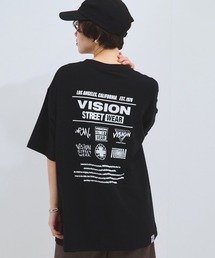 【VISION STREET WARE】HY-TECHロゴプリントTシャツ≪洗濯機で洗える≫