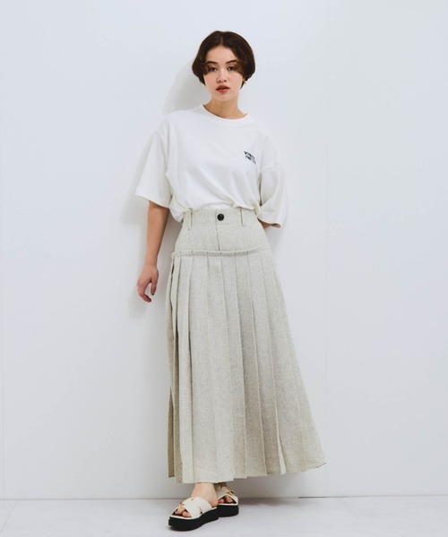 VICKY(ビッキー)の「【VISION STREET WARE】HY-TECHロゴプリントTシャツ≪洗濯機で洗える≫(Tシャツ/カットソー・レディース・ホワイト/ブラック・M)」の3枚目の写真