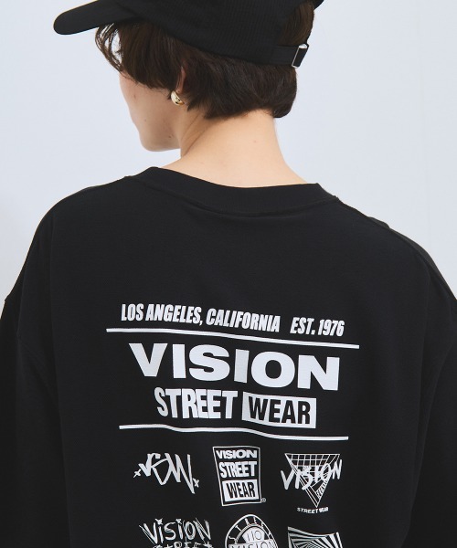 VICKY(ビッキー)の「【VISION STREET WARE】HY-TECHロゴプリントTシャツ≪洗濯機で洗える≫(Tシャツ/カットソー・レディース・ホワイト/ブラック・M)」の9枚目の写真